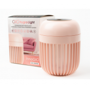 Nawilżacz powietrza z podświetleniem od marki Innogio w pięknym, różowym kolorze.