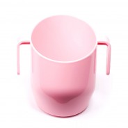 Innowacyjny kubeczek do nauki picia w różowym kolorze.