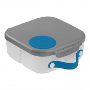 Mini lunchbox o kształcie poręcznej walizeczki dla dzieci na ulubione przekąski.