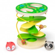 Zabawka edukacyjna dla niemowląt - domek na drzewie.