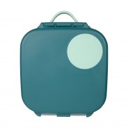 Pojemnik z przegródkami na przekąski w formie poręcznej walizeczki.