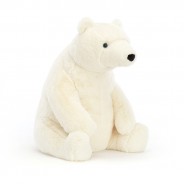 Przytulanka w kształcie niedźwiedzia polarnego.