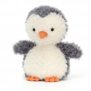 Mały pluszowy pingwinek.