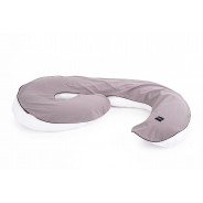 Pokrowiec bawełniany na poduszkę ciążową od marki Poofi w kolorze lawendowym.