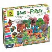 Planszowa gra dla dzieci o ratowaniu lasów.