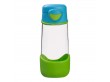 Sportowa tritanowa butelka w kolorze niebiesko-zielonym.